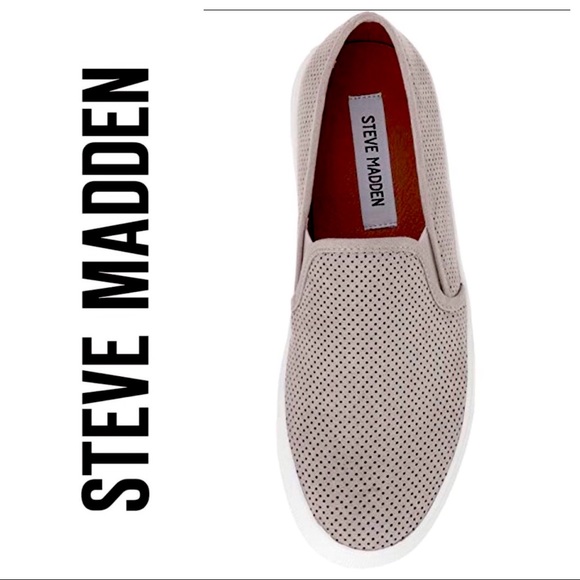 🆕Steve Madden slip on grey sneakers Sz 9 - Picture 2 of 11